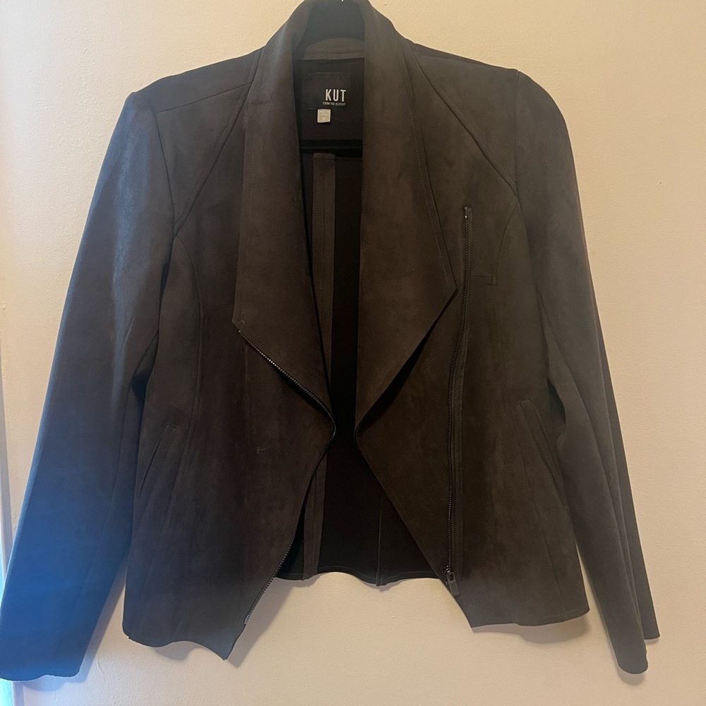 Kut from the Kloth Women's Dark Gray Blazer